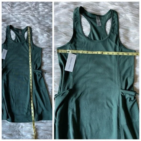 NWT Outdoor Voices RecMesh Dress - Evergreen - Picture 12 of 12